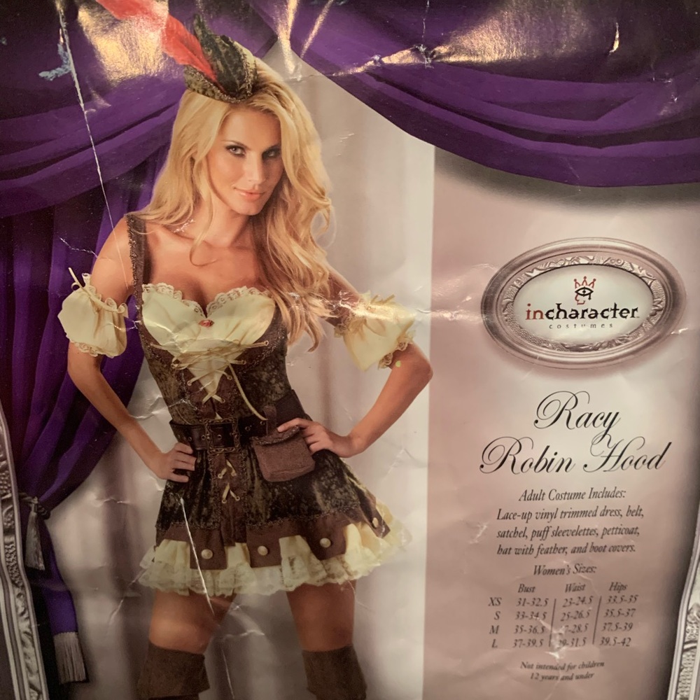 Sexy Robin Hood Costume Size L